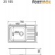 Ένθετος Νεροχύτης 78x50cm Inox Σατινέ Λείος Fortinox Valley 25105 Ένθετος Νεροχύτης 78x50cm Inox Σατινέ Λείος Fortinox Valley 25105