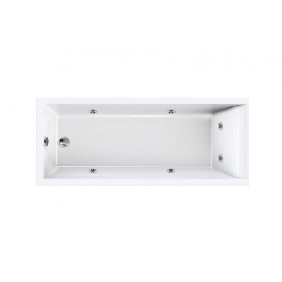 Μπανιέρα Υδρομασάζ Sirene Cubic ένθετη ή με ποδιά 160 x 70 cm Μπανιέρα Υδρομασάζ Sirene Cubic ένθετη ή με ποδιά 160 x 70 cm