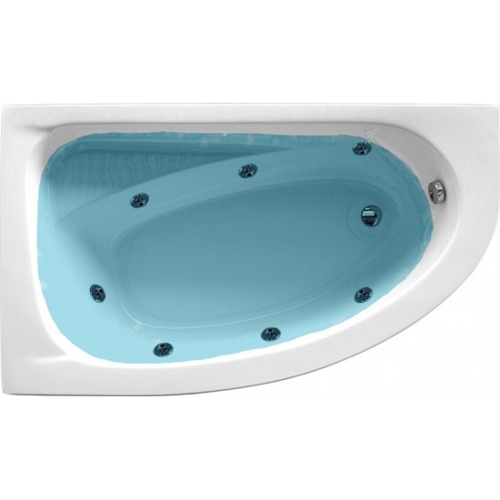 Μπανιέρα Γωνιακή Sirene Marina MAR16090W L ένθετη ή με ποδιά 160 x 90 Υδρομασάζ Μπανιέρα Γωνιακή Sirene Marina MAR16090W L ένθετη ή με ποδιά 160 x 90 Υδρομασάζ