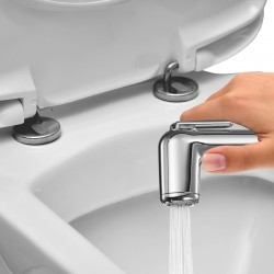 Επιτοίχιο Σετ Μπιντέ La Torre Flush1 E136004-100 Χρωμέ