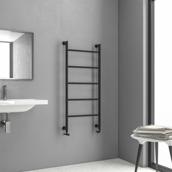 Θερμαντικό σώμα μπάνιου Μαύρο DESIGN 6 93×560×1200mm Θερμαντικό σώμα μπάνιου Μαύρο DESIGN 6 93×560×1200mm
