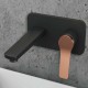 Μπαταρία Νιπτήρος Εντοιχισμού Andare Karag WNW148073PA-RG Black - Rose Gold