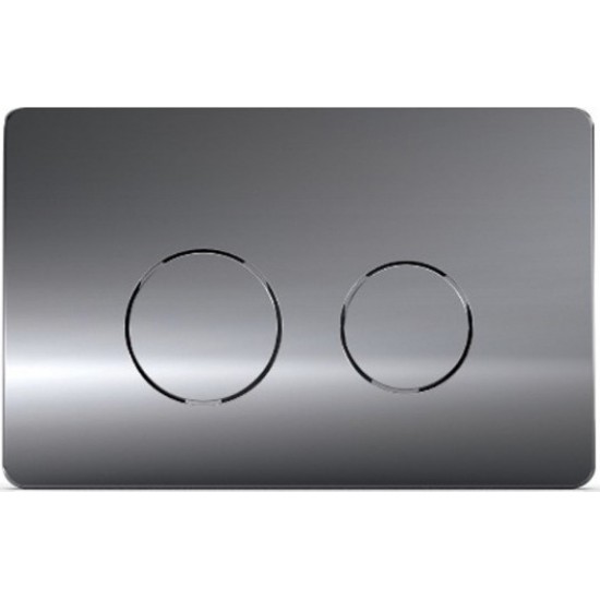 Πλακέτα Χειρισμού Wisa Easy Touch Διπλή Κυκλική F099-101 Σατινέ