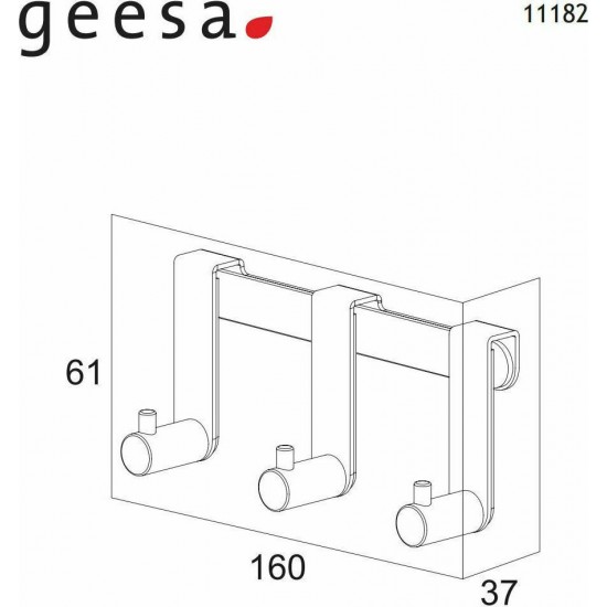 Τριπλό Κρεμαστό Άγκιστρο Geesa Tiger 11182-110 Inox Τριπλό Κρεμαστό Άγκιστρο Geesa Tiger 11182-110 Inox
