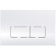 Πλακέτα Χειρισμού Key Wisa Easy Touch Διπλή F092-300 Λευκό Πλακέτα Χειρισμού Key Wisa Easy Touch Διπλή F092-300 Λευκό