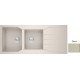Νεροχύτης Γρανιτένιος Ένθετος Sanitec Ultra Granite 801 2B 1D (116X50) Ocra Βαρέως Τύπου με 2 Γούρνες και Μαξιλάρι Νεροχύτης Γρανιτένιος Ένθετος Sanitec Ultra Granite 801 2B 1D (116X50) Ocra Βαρέως Τύπου με 2 Γούρνες και Μαξιλάρι