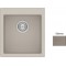 Νεροχύτης Γρανιτένιος Sanitec Ultra Granite 813 45 1B (45X50) Sienna (Καφέ) Βαρέως Τύπου με 1 Γούρνα