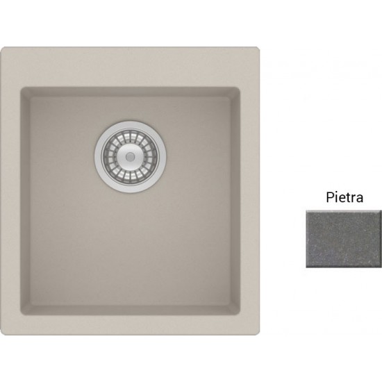Νεροχύτης Γρανιτένιος Sanitec Ultra Granite 813 45 1B (45X50) Pietra (Γκρι) Βαρέως Τύπου με 1 Γούρνα Νεροχύτης Γρανιτένιος Sanitec Ultra Granite 813 45 1B (45X50) Pietra (Γκρι) Βαρέως Τύπου με 1 Γούρνα