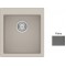 Νεροχύτης Γρανιτένιος Sanitec Ultra Granite 813 45 1B (45X50) Pietra (Γκρι) Βαρέως Τύπου με 1 Γούρνα