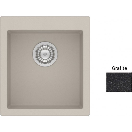 Νεροχύτης Γρανιτένιος Sanitec Ultra Granite 813 45 1B (45X50) Grafite (Ανθρακί) Βαρέως Τύπου με 1 Γούρνα Νεροχύτης Γρανιτένιος Sanitec Ultra Granite 813 45 1B (45X50) Grafite (Ανθρακί) Βαρέως Τύπου με 1 Γούρνα