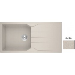 Νεροχύτης Γρανιτένιος Sanitec Ultra Granite Τετραγωνισμένος 811 79 1B 1D (100X50) Sabbia Βαρέως Τύπου με 1 Μεγάλη Γούρνα και Μαξιλάρι Νεροχύτης Γρανιτένιος Sanitec Ultra Granite Τετραγωνισμένος 811 79 1B 1D (100X50) Sabbia Βαρέως Τύπου με 1 Μεγάλη Γούρνα και Μαξιλάρι