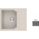 Νεροχύτης Γρανιτένιος Sanitec Ultra Granite Τετραγωνισμένος 812 (60X50) Pietra (Γκρι) Βαρέως Τύπου με 1 Γούρνα και Μαξιλάρι Νεροχύτης Γρανιτένιος Sanitec Ultra Granite Τετραγωνισμένος 812 (60X50) Pietra (Γκρι) Βαρέως Τύπου με 1 Γούρνα και Μαξιλάρι