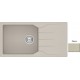 Νεροχύτης Γρανιτένιος Sanitec Ultra Granite Τετραγωνισμένος 814 1B 1D (86X50) Ocra Βαρέως Τύπου με 1 Μεγάλη Γούρνα και ένα Μικρότερο Μαξιλάρι Νεροχύτης Γρανιτένιος Sanitec Ultra Granite Τετραγωνισμένος 814 1B 1D (86X50) Ocra Βαρέως Τύπου με 1 Μεγάλη Γούρνα και ένα Μικρότερο Μαξιλάρι