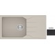 Νεροχύτης Γρανιτένιος Sanitec Ultra Granite Τετραγωνισμένος 814 1B 1D (86X50) Grafite (Ανθρακί-Μαύρο) Βαρέως Τύπου με 1 Μεγάλη Γούρνα και ένα Μικρότερο Μαξιλάρι Νεροχύτης Γρανιτένιος Sanitec Ultra Granite Τετραγωνισμένος 814 1B 1D (86X50) Grafite (Ανθρακί-Μαύρο) Βαρέως Τύπου με 1 Μεγάλη Γούρνα και ένα Μικρότερο Μαξιλάρι