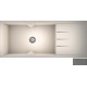 Νεροχύτης Γρανιτένιος Sanitec Ultra Granite 817 116 1B 1D (116x50) Pietra (Γκρι) Βαρέως Τύπου με 1 Μεγάλη Γούρνα και Μαξιλάρι