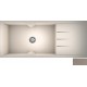 Νεροχύτης Γρανιτένιος Sanitec Ultra Granite 817 116 1B 1D (116x50) Sienna (Καφέ) Βαρέως Τύπου με 1 Μεγάλη Γούρνα και Μαξιλάρι