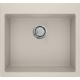 Νεροχύτης Γρανιτένιος Sanitec Ultra Granite 816 (50X50) Sabbia (Μπεζ) Βαρέως Τύπου με 1 Μεγάλη Γούρνα