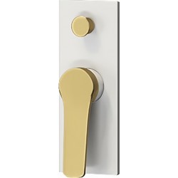 Εντοιχιζόμενο Σετ Ντουζ Andare WNW33R98PHBSET Karag Λευκό - Bronze