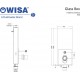 Εντοιχιζόμενο Γυάλινο Καζανάκι Wisa GlassBox 536-400 για Κρεμαστή Λεκάνη Μαύρο Εντοιχιζόμενο Γυάλινο Καζανάκι Wisa GlassBox 536-400 για Κρεμαστή Λεκάνη Μαύρο