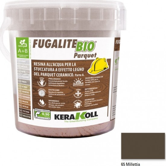 Στόκος Kerakoll Fugalite Bio Parquet 65 Millettia 3kg Στόκος Kerakoll Fugalite Bio Parquet 65 Millettia 3kg