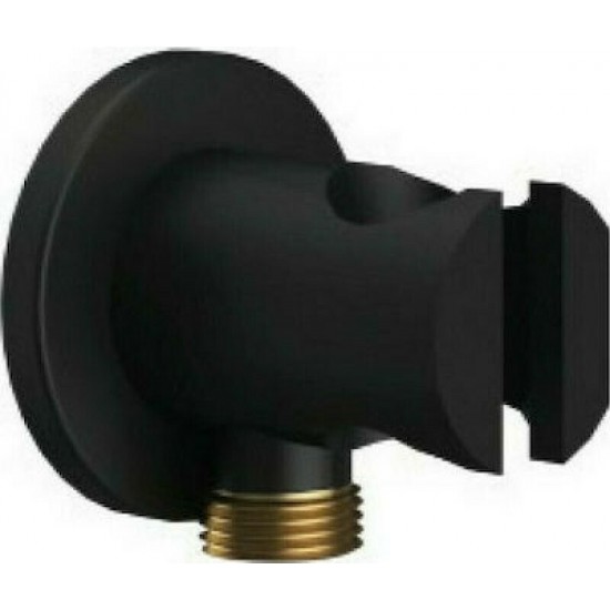 Παροχή σπιράλ ντους και βάση στήριξης KARAG Artemis AC05003-NR Μαύρο Ματ Παροχή σπιράλ ντους και βάση στήριξης KARAG Artemis AC05003-NR Μαύρο Ματ