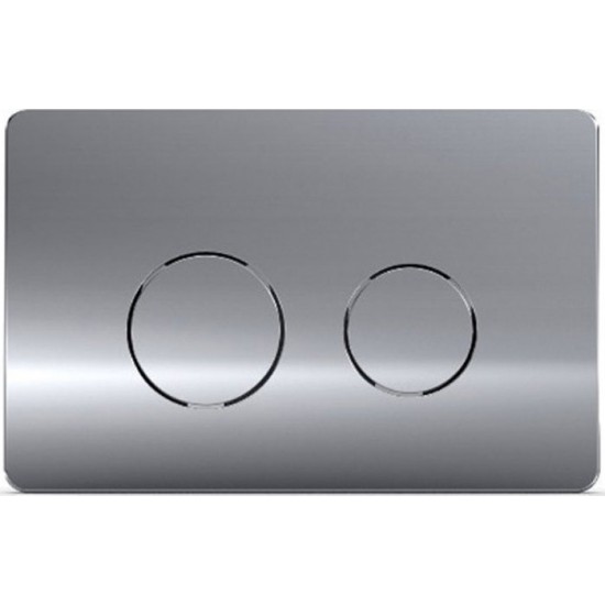 Πλακέτα Χειρισμού Wisa Easy Touch Διπλή Κυκλική F099-100 Χρωμέ Πλακέτα Χειρισμού Wisa Easy Touch Διπλή Κυκλική F099-100 Χρωμέ