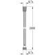 Σπιράλ Ντους Grohe 2 μ. Flex 28155001 Χρωμέ Σπιράλ Ντους Grohe 2 μ. Flex 28155001 Χρωμέ