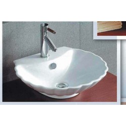 Νιπτήρας Μπάνιου Πορσελάνη Λευκός Gloria Bel Maggiore 17-4825 Επικαθήμενος Οβάλ 51 x 46 εκ με Οπή για Βρύση Νιπτήρας Μπάνιου Πορσελάνη Λευκός Gloria Bel Maggiore 17-4825 Επικαθήμενος Οβάλ 51 x 46 εκ με Οπή για Βρύση