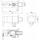 Επιτοίχιο Σετ Μπιντέ Almar Flush1 E136004-110 Inox Επιτοίχιο Σετ Μπιντέ Almar Flush1 E136004-110 Inox