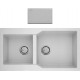 Νεροχύτης Κουζίνας Γρανιτένιος Sanitec Ultra Granite 803 2b (98X50) Bianco (Λευκό) με Δύο Ανισομερείς Γούρνες Νεροχύτης Κουζίνας Γρανιτένιος Sanitec Ultra Granite 803 2b (98X50) Bianco (Λευκό) με Δύο Ανισομερείς Γούρνες