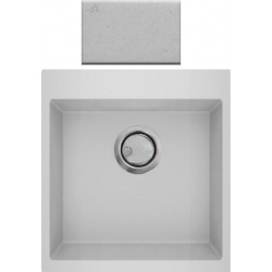 Νεροχύτης Γρανιτένιος Sanitec Ultra Granite 813 45 1B (45X50) Bianco (Λευκό) Βαρέως Τύπου με 1 Γούρνα Νεροχύτης Γρανιτένιος Sanitec Ultra Granite 813 45 1B (45X50) Bianco (Λευκό) Βαρέως Τύπου με 1 Γούρνα