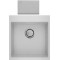 Νεροχύτης Γρανιτένιος Sanitec Ultra Granite 813 45 1B (45X50) Bianco (Λευκό) Βαρέως Τύπου με 1 Γούρνα