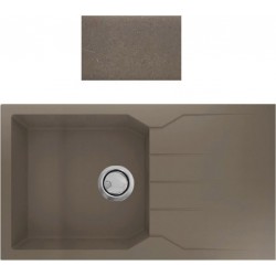 Νεροχύτης Γρανιτένιος Sanitec Ultra Granite Τετραγωνισμένος 814 1B 1D (86X50) Sienna (Καφέ) Βαρέως Τύπου με 1 Μεγάλη Γούρνα και ένα Μικρότερο Μαξιλάρι Νεροχύτης Γρανιτένιος Sanitec Ultra Granite Τετραγωνισμένος 814 1B 1D (86X50) Sienna (Καφέ) Βαρέως Τύπου με 1 Μεγάλη Γούρνα και ένα Μικρότερο Μαξιλάρι