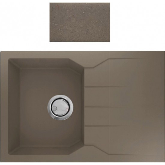 Νεροχύτης Γρανιτένιος Ένθετος Sanitec Ultra Granite 807 79 1B 1D (79X50) Βαρέως Τύπου Sienna Νεροχύτης Γρανιτένιος Ένθετος Sanitec Ultra Granite 807 79 1B 1D (79X50) Βαρέως Τύπου Sienna