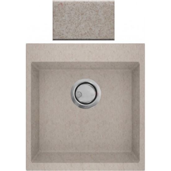 Νεροχύτης Γρανιτένιος Sanitec Ultra Granite 813 45 1B (45X50) Sabbia (Μπεζ) Βαρέως Τύπου με 1 Γούρνα Νεροχύτης Γρανιτένιος Sanitec Ultra Granite 813 45 1B (45X50) Sabbia (Μπεζ) Βαρέως Τύπου με 1 Γούρνα