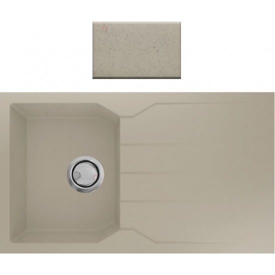 Νεροχύτης Γρανιτένιος Ένθετος Sanitec Ultra Granite 805 86 1B 1D (86X50) Βαρέως Τύπου Ocra Νεροχύτης Γρανιτένιος Ένθετος Sanitec Ultra Granite 805 86 1B 1D (86X50) Βαρέως Τύπου Ocra