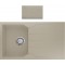 Νεροχύτης Γρανιτένιος Ένθετος Sanitec Ultra Granite 805 86 1B 1D (86X50) Βαρέως Τύπου Ocra