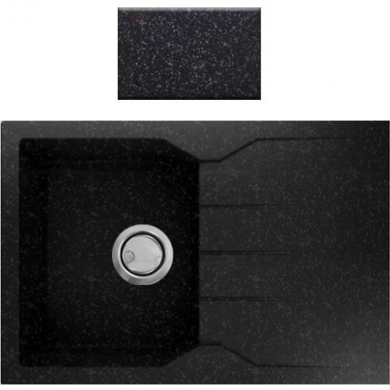 Νεροχύτης Γρανιτένιος Ένθετος Sanitec Ultra Granite 807 79 1B 1D (79X50) Βαρέως Τύπου Grafite Νεροχύτης Γρανιτένιος Ένθετος Sanitec Ultra Granite 807 79 1B 1D (79X50) Βαρέως Τύπου Grafite