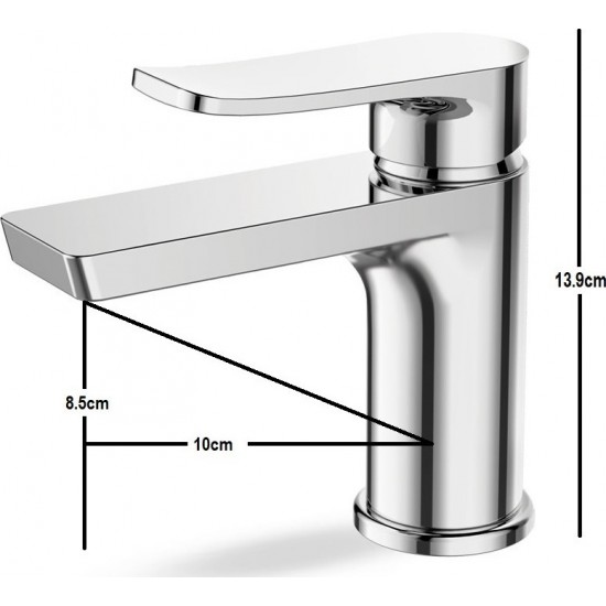 Μπαταρία Νιπτήρος Επικαθήμενη Volcano 10-44-2001 Χρωμέ