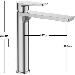 Μπαταρία Νιπτήρος Ψηλή Volcano 10-44-5001 Χρωμέ