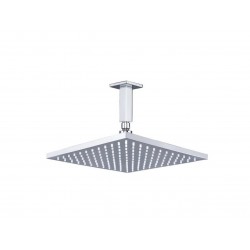 Τετράγωνη Κεφαλή Ντουζ 30x30cm Almar Emotion με Μπράτσο Οροφής 10cm E044043-100 + C21000 Χρωμέ