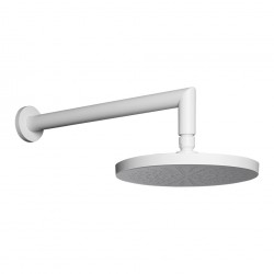 Ανακλινόμενη Κεφαλή Ντους με Βραχίονα Almar Emotion E044044-300 και R50809-300 Λευκό Ματ