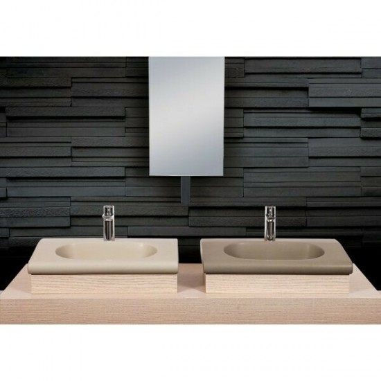 Νιπτήρας Eπιτοίχιος ή Ημιένθετος Adamidis Master Ivory 55x33