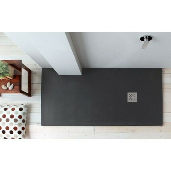 Ντουζιέρα Τετράγωνη Karag Pietra 90X90 Ardesia Ντουζιέρα Τετράγωνη Karag Pietra 90X90 Ardesia