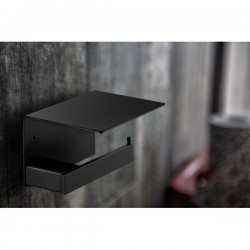 Χαρτοθήκη Μπάνιου Sanco Agora 120617-M116 Μεταλλική Μαύρο Ματ 