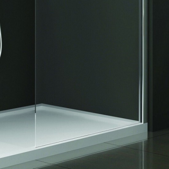 Διαχωριστικό Πάνελ Ντουζιέρας Walkin 1 Karag 140X200cm Clear Glass 8mm Χρωμέ Διαχωριστικό Πάνελ Ντουζιέρας Walkin 1 Karag 140X200cm Clear Glass 8mm Χρωμέ