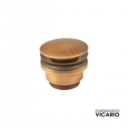 Βαλβίδα νιπτήρος clic-clac Armando Vicario Natural Brass 16001356-225