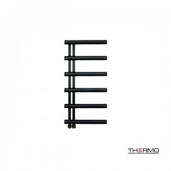 Θερμαντικό Σώμα Λουτρού Thermo Accent ACC10050-401 Silk Black 100x50cm 