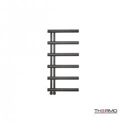 Θερμαντικό Σώμα Λουτρού Thermo Accent ACC10050-411 Black Brushed 100x50cm 