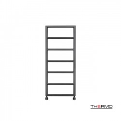 Θερμαντικό Σώμα Λουτρού Thermo Tempo TEM12050-411 Black Brushed 120x50cm 